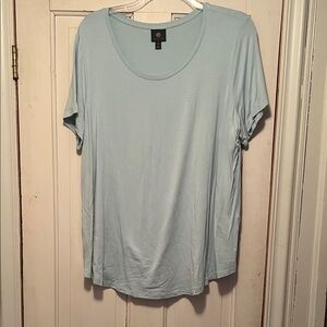 JM Collection Soft SeaFoam Color Short Sleeve Tee